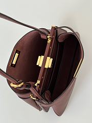 Okify Fendi Peekaboo Soft Medium Bag In Brown 29x12x19cm  - 2