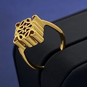 Okify Loewe Gold/Silver Ring 23162 - 4