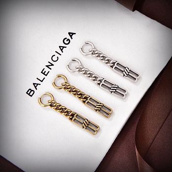 Okify Balenciaga Gold/Silver Earrings 23164