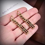 Okify Balenciaga Gold/Silver Earrings 23164 - 3