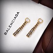Okify Balenciaga Gold/Silver Earrings 23164 - 2