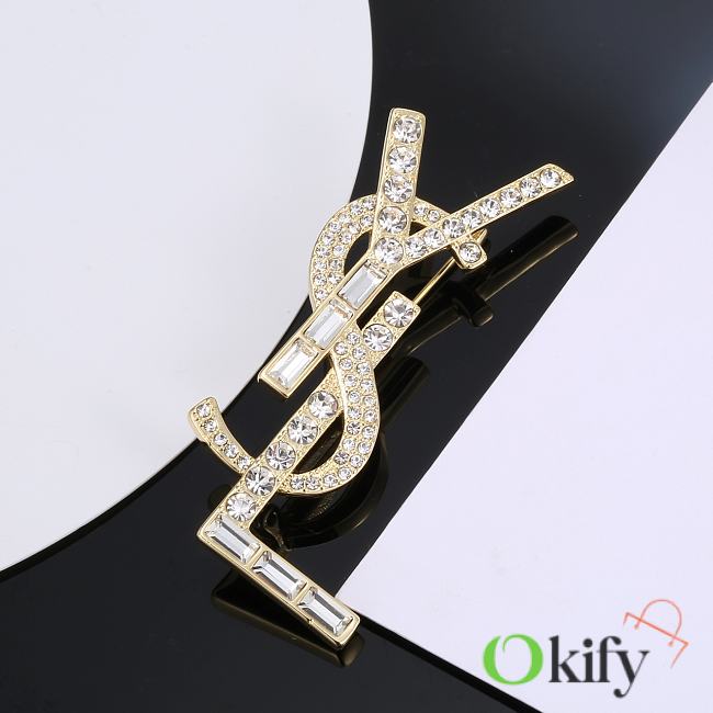 Okify YSL Diamond Brooch 23166 - 1