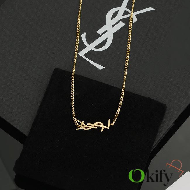 Okify YSL Gold Necklace 23167 - 1
