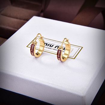 Okify MiuMiu Red Earrings 