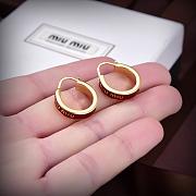 Okify MiuMiu Red Earrings  - 2