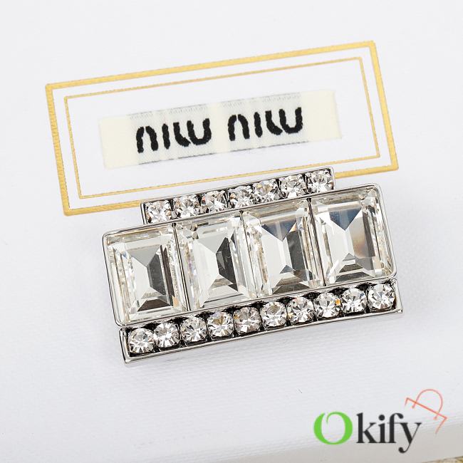 Okify MiuMiu Diamond Brooch - 1