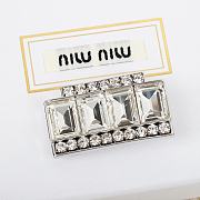 Okify MiuMiu Diamond Brooch - 1