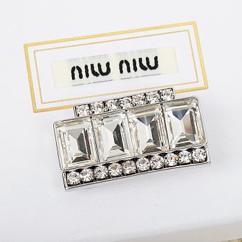 Okify MiuMiu Diamond Brooch