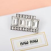 Okify MiuMiu Diamond Brooch - 3