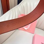 Okify MiuMiu Brown Suede Belt 34mm  - 2
