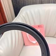 Okify MiuMiu Black Suede Belt 34mm  - 4
