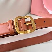 Okify MiuMiu Brown Belt 34mm  - 6