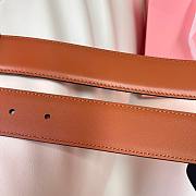 Okify MiuMiu Brown Belt 34mm  - 2