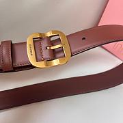 Okify MiuMiu Coffee Brown Belt 34mm  - 5