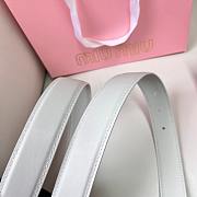 Okify MiuMiu White Belt 30mm - 5