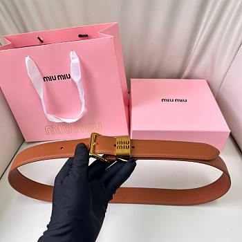 Okify MiuMiu Brown Belt 30mm