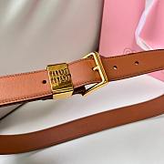 Okify MiuMiu Brown Belt 30mm - 5