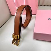 Okify MiuMiu Brown Belt 30mm - 3