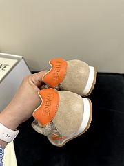 Okify Loewe Mesh Orange Sneakers EU35-40  - 5