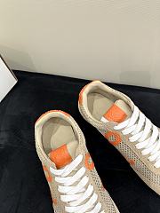 Okify Loewe Mesh Orange Sneakers EU35-40  - 4