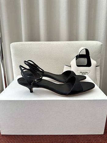 Okify The Row Black Heeled Sandals EU35-40