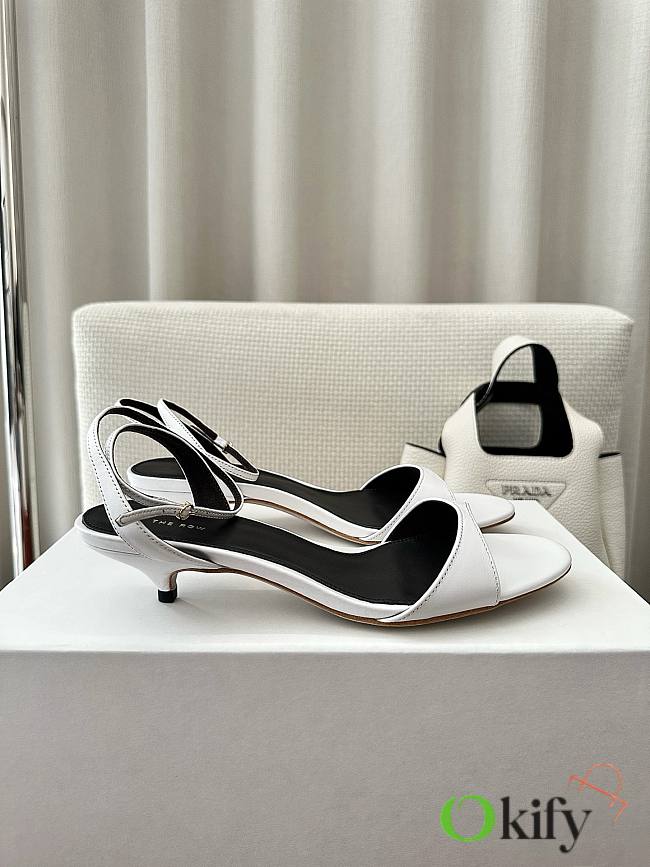 Okify The Row White Heeled Sandals EU35-40 - 1