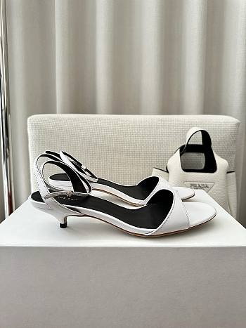 Okify The Row White Heeled Sandals EU35-40