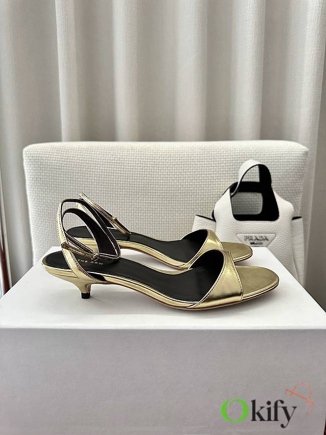 Okify The Row Gold Heeled Sandals EU35-40 - 1