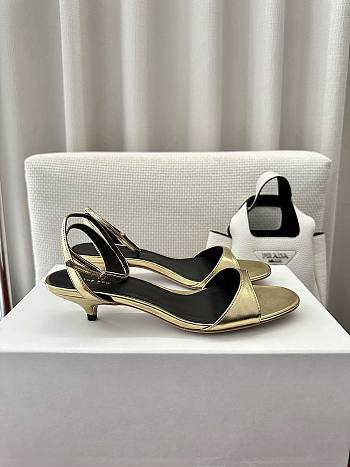 Okify The Row Gold Heeled Sandals EU35-40