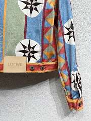 Okify Loewe Multicolor Denim Jacket SML - 2