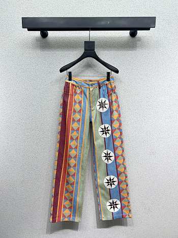 Okify Loewe Multicolor Denim Pants SML