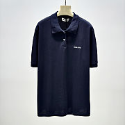 Okify MiuMiu Dark Blue Polo Shirt S-XL  - 1