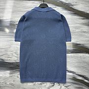 Okify Fendi Blue Polo Shirt S-XL  - 2