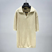 Okify Fendi Beige Polo Shirt S-XL  - 1
