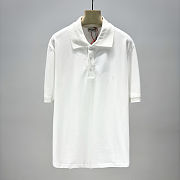 Okify YSL White Polo Shirt S-XL  - 1