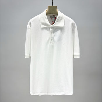 Okify YSL White Polo Shirt S-XL 