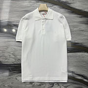 Okify YSL White Polo Shirt S-XL  - 4