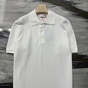 Okify YSL White Polo Shirt S-XL  - 2