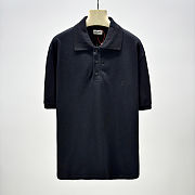 Okify YSL Black Polo Shirt S-XL  - 1