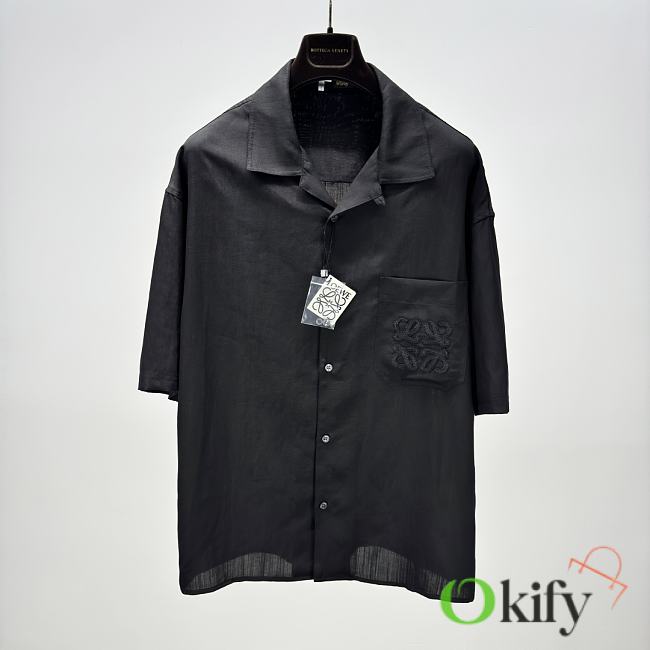 Okify Loewe Black Shirt S-XL  - 1
