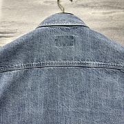 Okify YSL Denim Blue Shirt Jacket S-XL  - 5