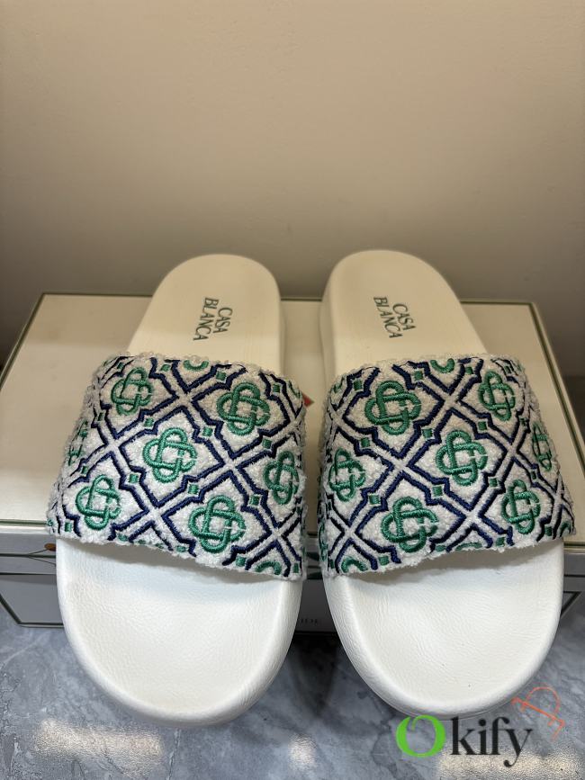 Okify Casablanca Green Slippers EU37-46 - 1