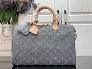 Okify Louis Vuitton Speedy Soft 30 Bag In Denim Gray M13344 21x17x30cm  - 1