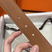 Okify Hermes Hisseo Reversible Belt In Black And Brown 32mm - 3