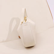 Okify Burberry Knight Arc Bag In White 28.5x15x22cm  - 5