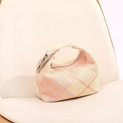 Okify Burberry Pink Peg Bag 21.5x10.5x23cm  - 4