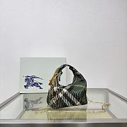 Okify Burberry Green Peg Bag 16x10x26cm  - 3