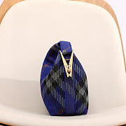 Okify Burberry Blue Peg Bag 21.5x10.5x23cm  - 5