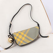 Okify Burberry Shield Bag In Yellow 26x5x13.5cm  - 6