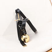 Okify Burberry Shield Bag In Black 26x5x13.5cm  - 5